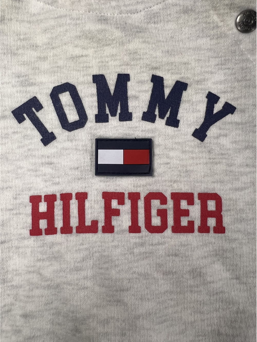 Tommy Hilfiger Baby Boys Grey Crew Neck Sweatshirt and Jogger Set, 3-6 Months - Picture 5 of 12
